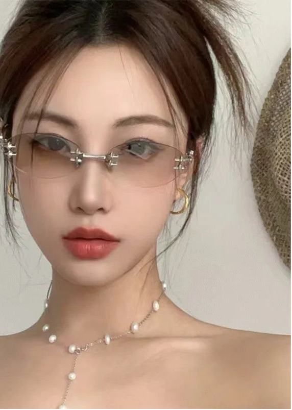 Urban Classic Rimless Oval Sunglasses